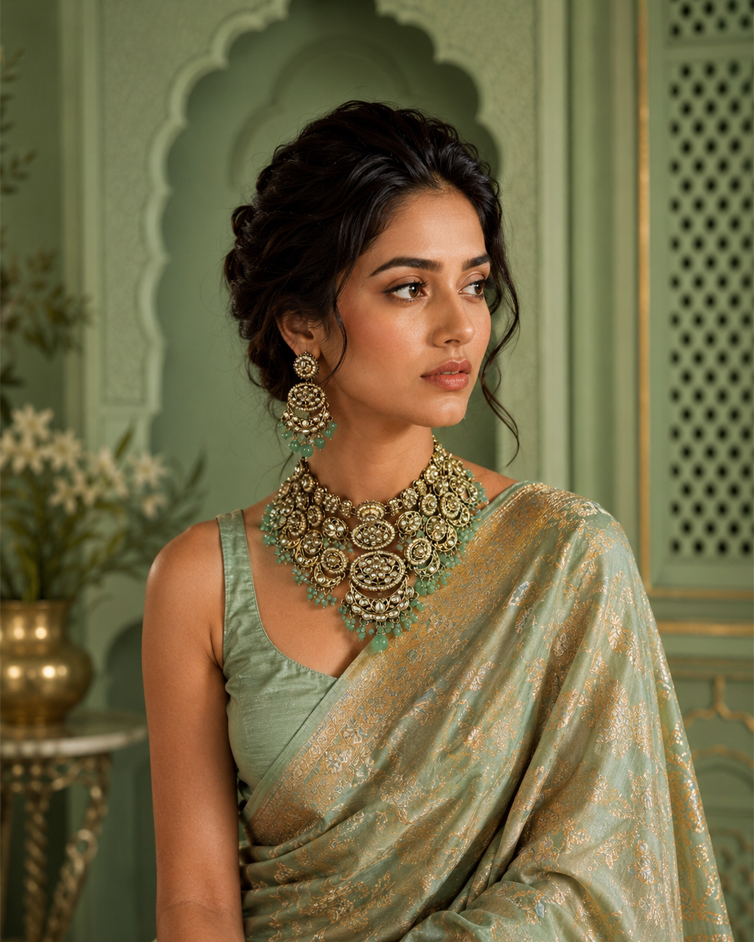 Fable Choker Kundan Necklace Set