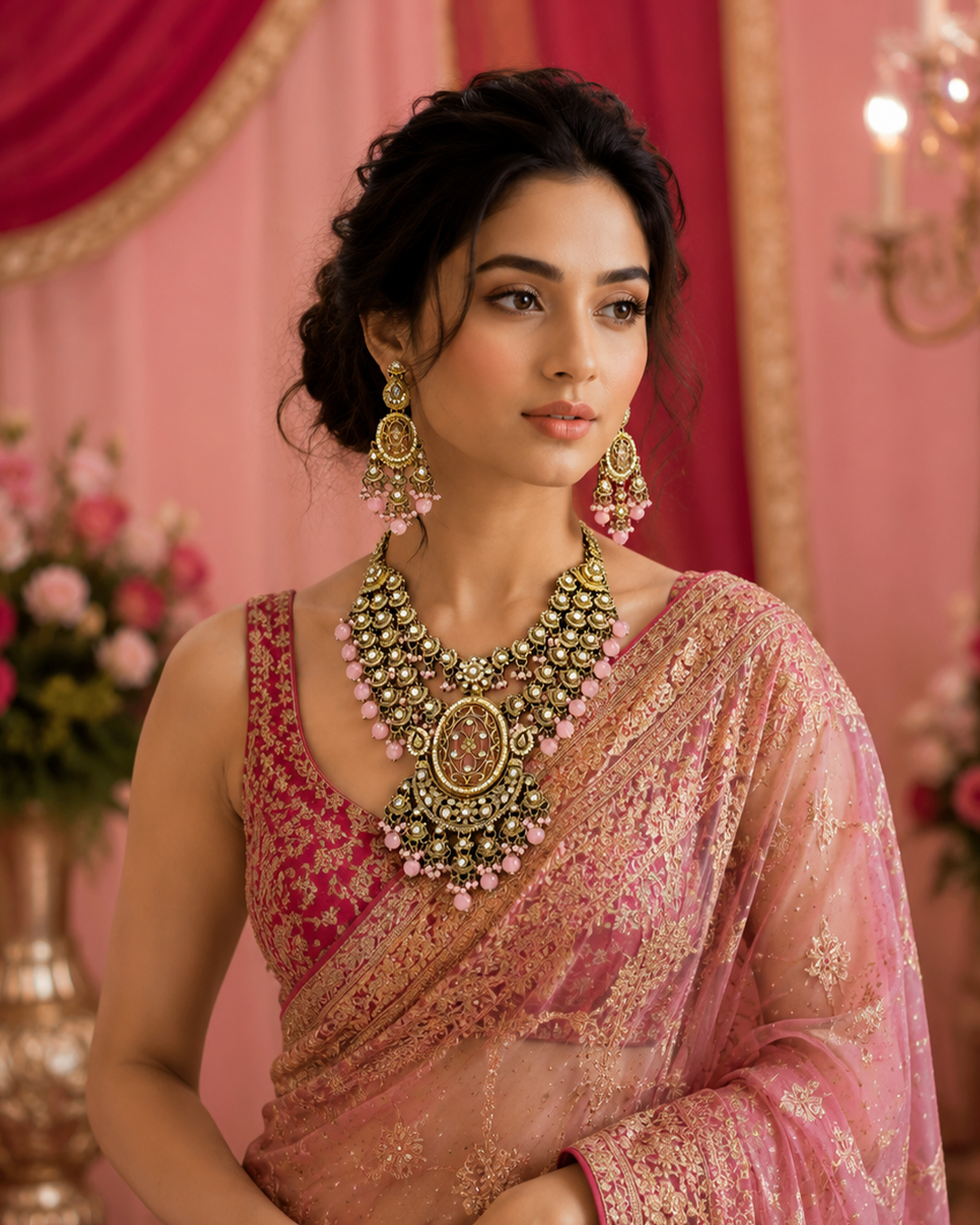 Cielo Choker Kundan Necklace Set