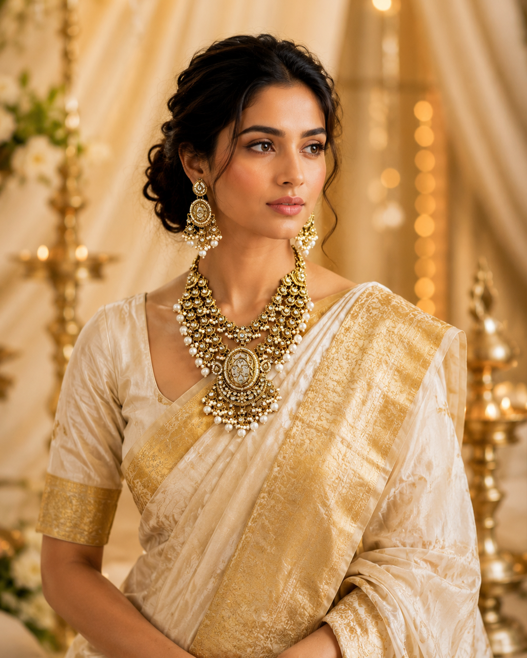 Cielo Choker Kundan Necklace Set